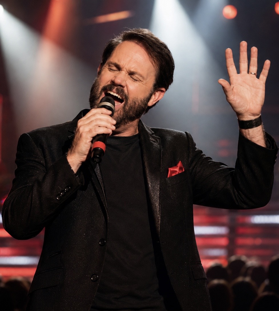 Barry Knudsen performing with SIX in Branson, Missouri